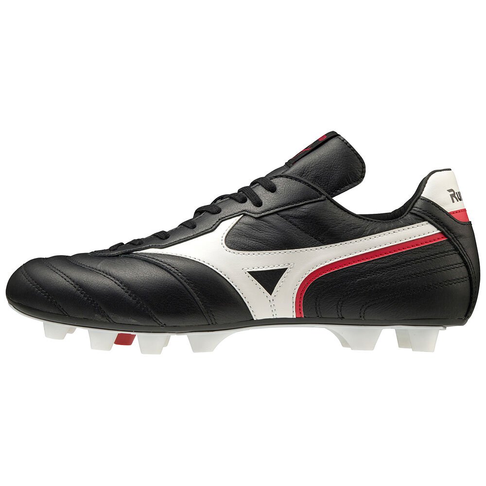 Mizuno Women's Soccer Cleats Morelia Zero Japan Black/White/Red - CYSHMLU-69